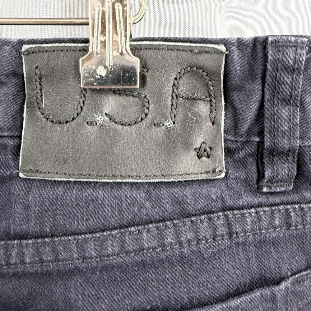 John Varvatos Button Fly‎ Jeans Dark Blue Slim Straight Mens 33x31